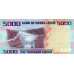 P32b Sierra Leone - 5000 Leones Year 2013